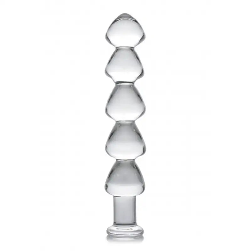 Master Series Drops Glass Dildo for Anal Pleasure