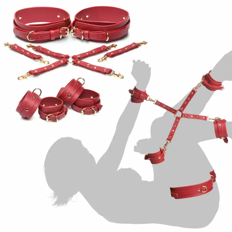 Master Series Thigh Wrist and Ankle Hog Tie Restraints