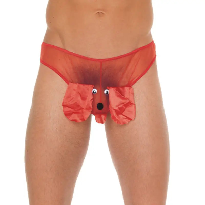 Mens Red Animal Pouch for Unleashing Your Wild Side