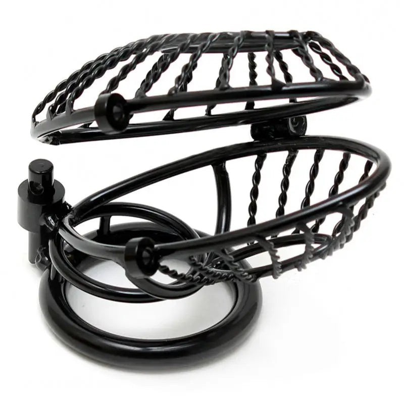 Metal Male Chastity Device for Bondage Gear