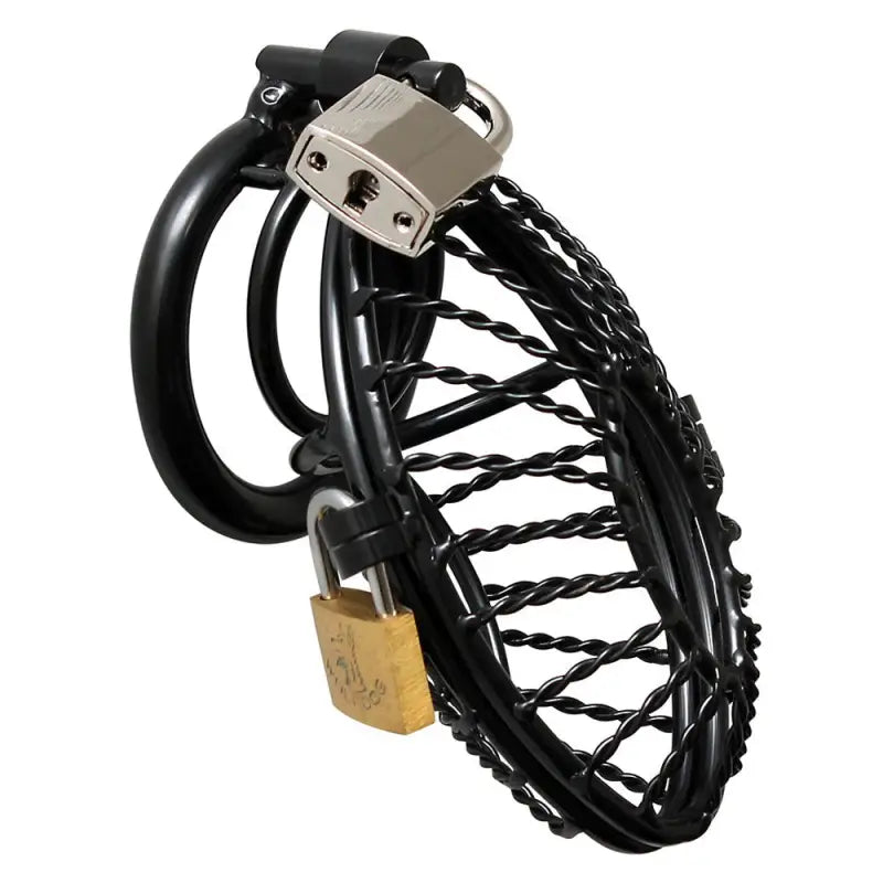 Metal Male Chastity Device for Bondage Gear