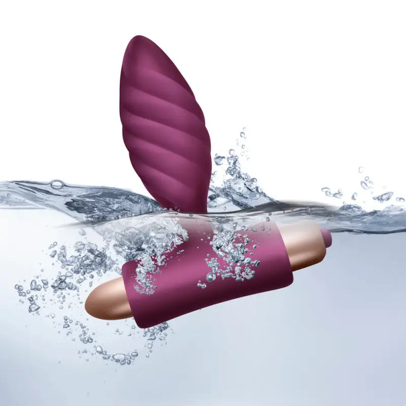Oryx Twisted Anal Vibrating Buttplug in Body-Safe Silicone