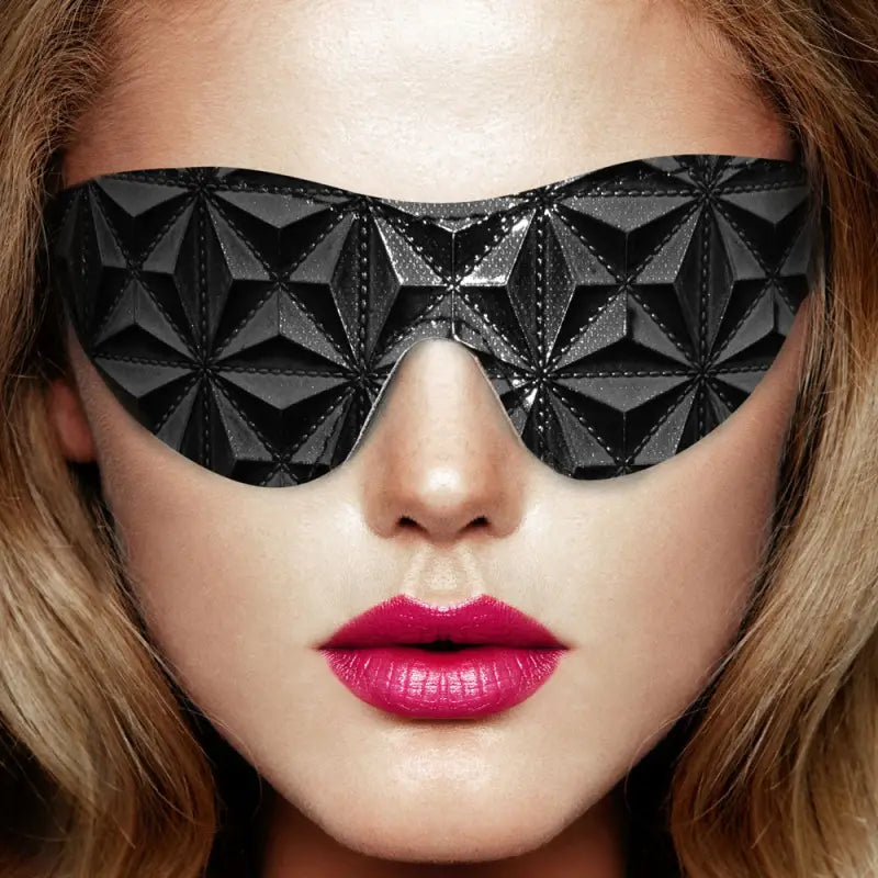 Ouch Black Luxury Eye Mask for Kinky Role Play and Bondage Gear