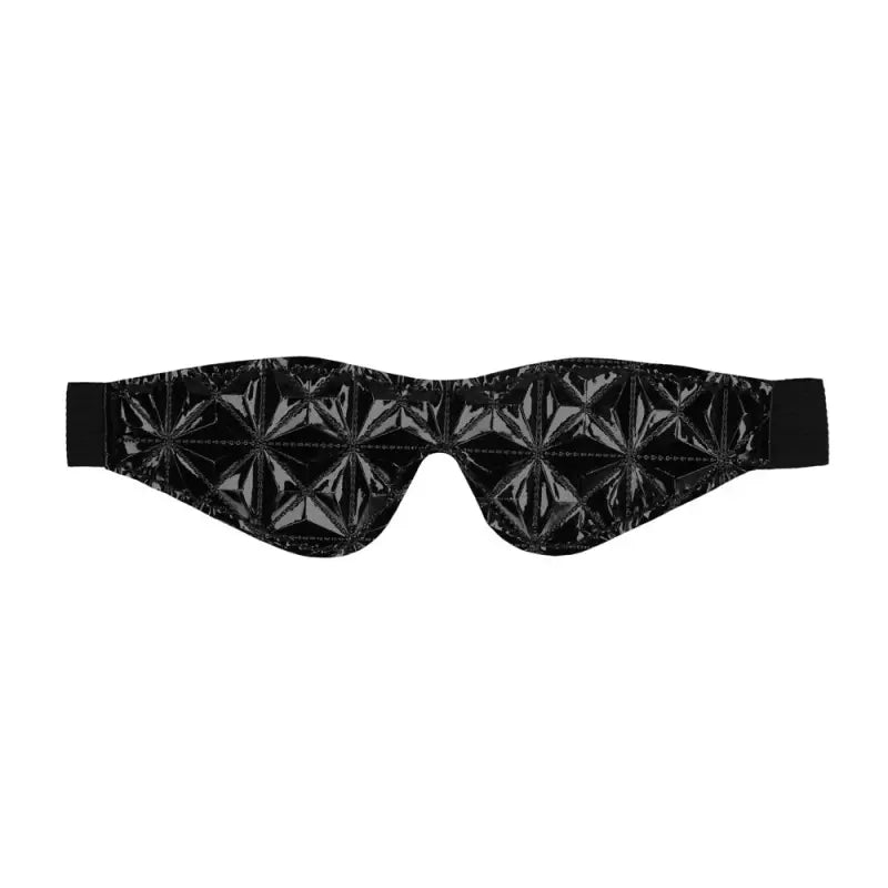 Ouch Black Luxury Eye Mask for Kinky Role Play and Bondage Gear