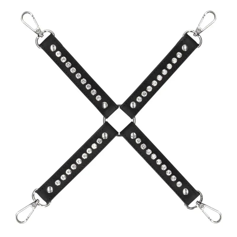 Ouch Diamond Studded Hogtie Restraints for Bondage Enthusiasts