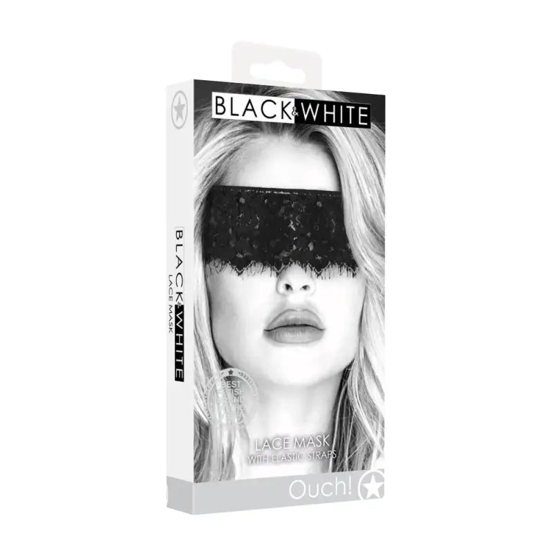 Ouch Lace Mask with Straps for Enhanced Intimacy and Pleasure
