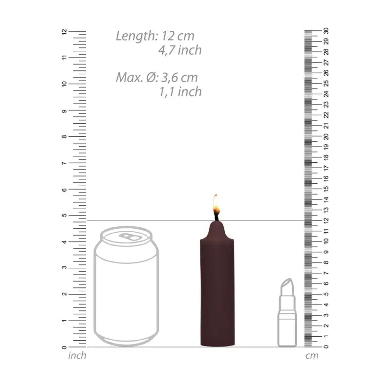 Ouch Wax Play Candle Chocolate Scented for Kinky Adventures
