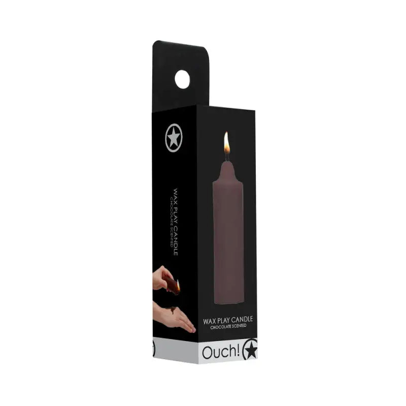 Ouch Wax Play Candle Chocolate Scented for Kinky Adventures