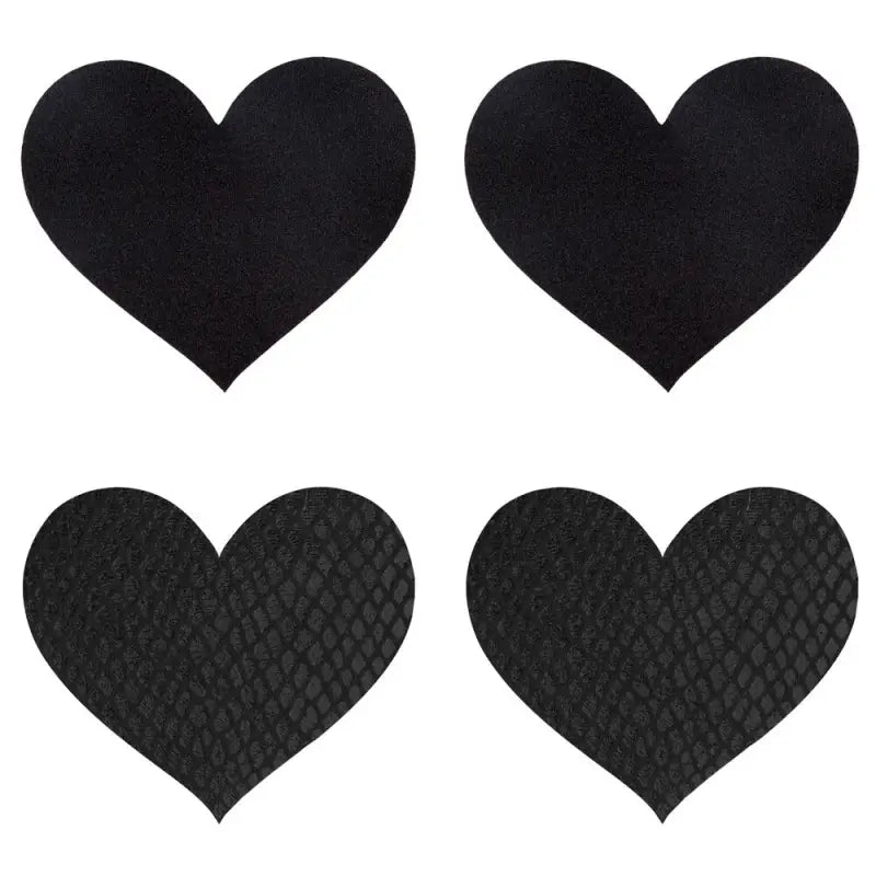 Peekaboo Pasties Black Hearts for Unmatched Style and Sensation