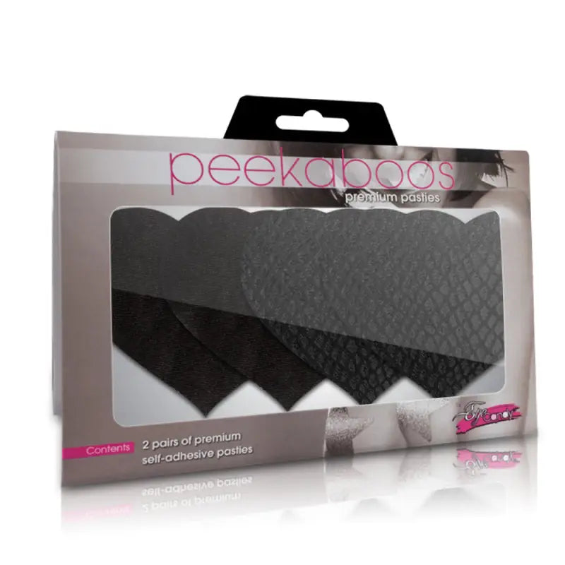 Peekaboo Pasties Black Hearts for Unmatched Style and Sensation