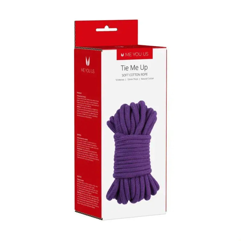 Purple Natural Cotton Rope for Bondage Restraints 10 Metres
