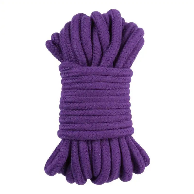 Purple Natural Cotton Rope for Bondage Restraints 10 Metres