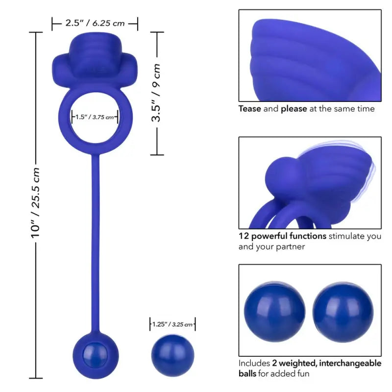 Rechargeable Dual Rockin Rim Enhancer for Unforgettable Stimulation