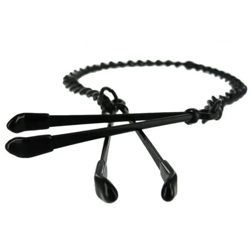 Reign Noir Black Nipple Clamps from the Master Series Reign Collection