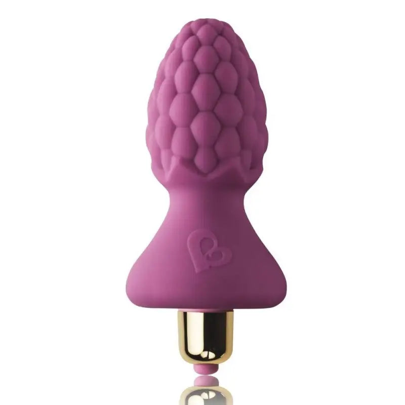 Rocks Off 7 Speed Assberries Raspberry Butt Plug for Beginners