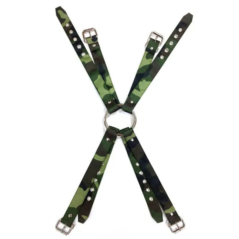 Rouge Army Camouflage Chest Harness for Men with Adjustable Straps