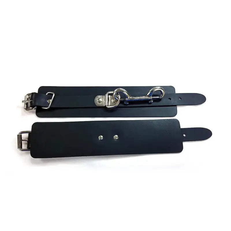 Rouge Garments Black Rubber Wrist Cuffs for Comfortable Restraint
