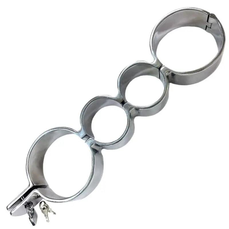 Rouge Stainless Steel Heavy Metal Wrist and Ankle Binder Restraints