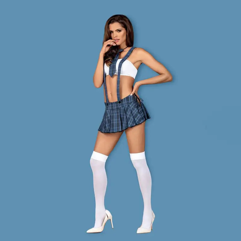 Obsessive - Studygirl costume S/M - Blue