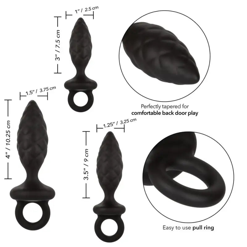 Silicone Anal Probe Kit for Enhanced Intimate Experiences