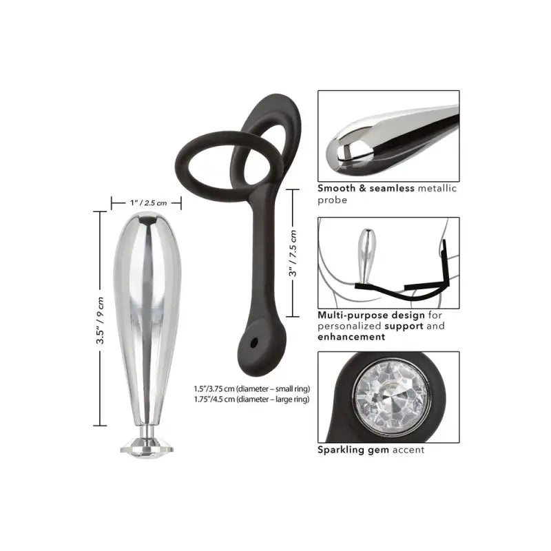 Silicone Dual Enhancer Star Fucker Glider Butt Plug