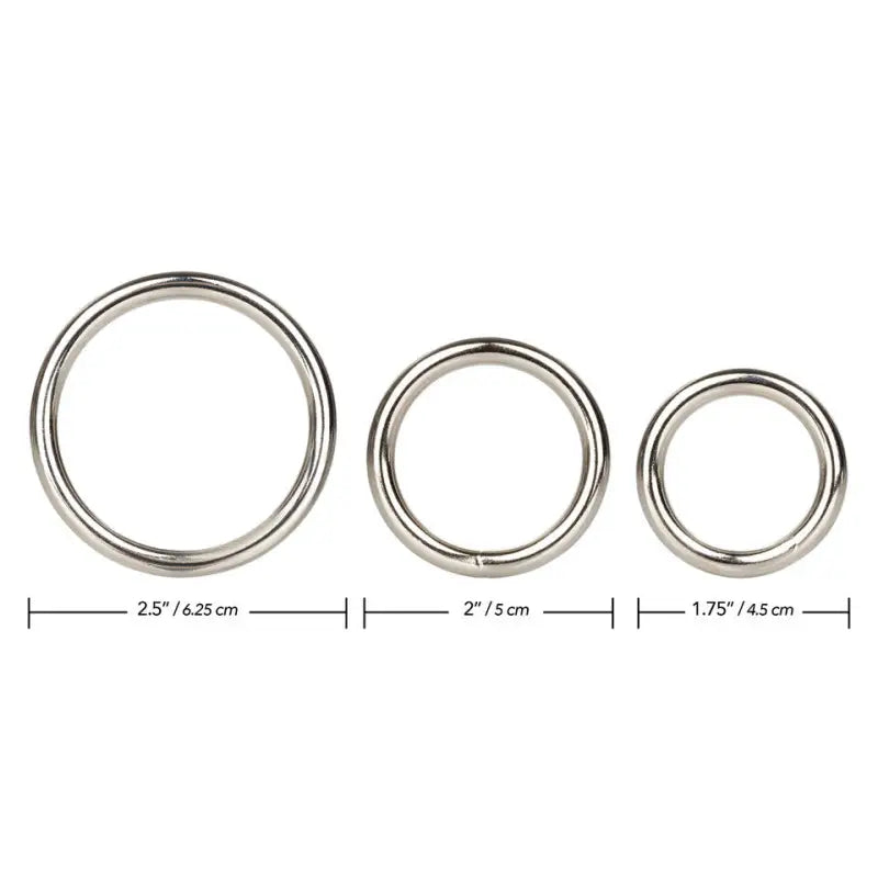 Silver Ring Set for Thrilling Support and Ultimate Pleasure