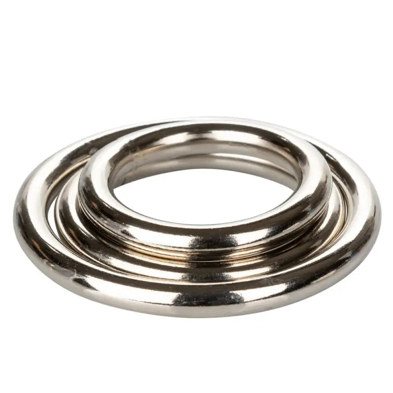 Silver Ring Set for Thrilling Support and Ultimate Pleasure