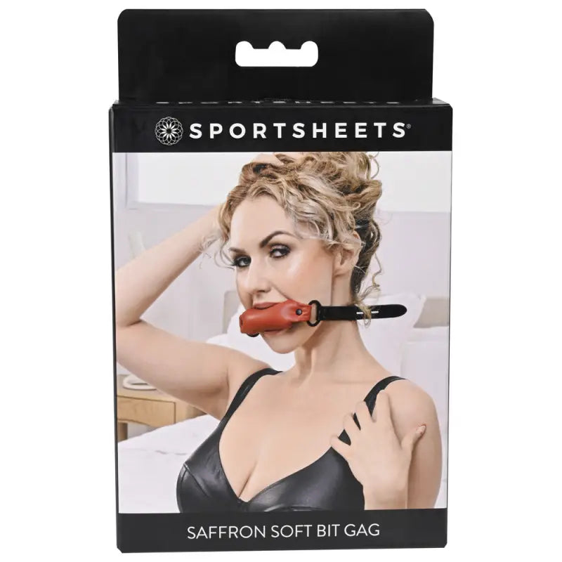 Sportsheets Saffron Soft Bit in Vegan Leather Design