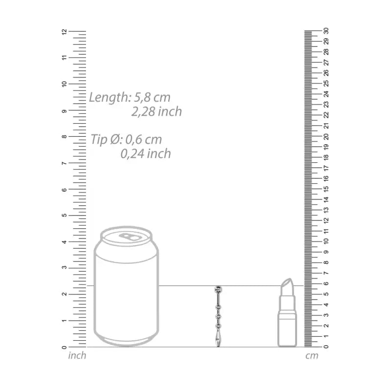 Stainless Steel Urethral Sounding and Plug for Bondage