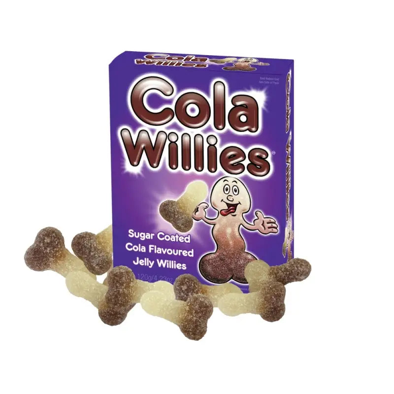Sugar Coated Cola Flavoured Jelly Willies for a Fun Treat Experience