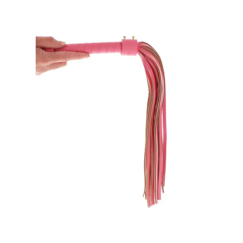 Taboom Malibu Whip in Pink Vegan Leather for Sensual Play
