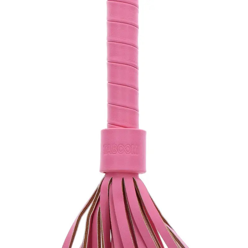 Taboom Malibu Whip in Pink Vegan Leather for Sensual Play