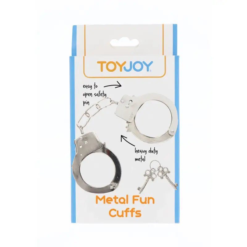 ToyJoy Metal Fun Cuffs for Ultimate Bondage Pleasure