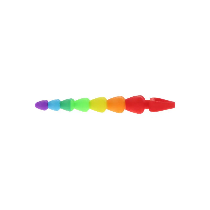 Toyjoy Rainbow Heart Anal Beads for Sensational Pleasure
