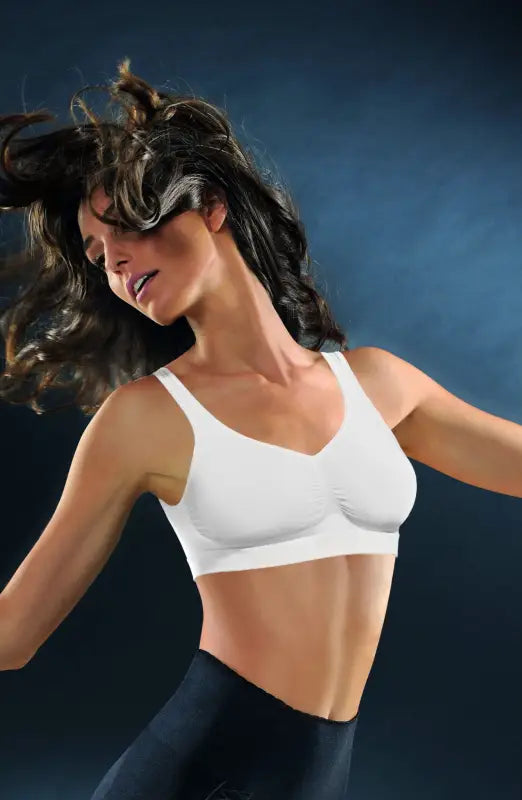 Ultimate Comfort Control Body Medium Compression Bra with Wide Shoulder Straps