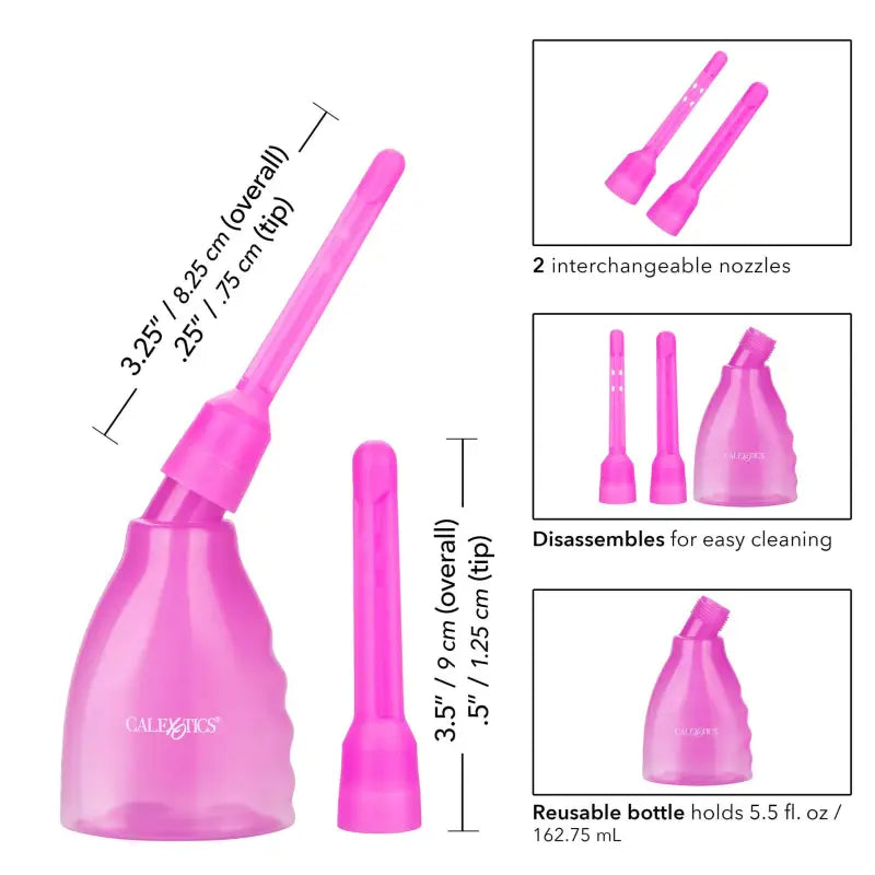 Ultimate Reusable Douche with Transparent Bottle for Personal Hygiene