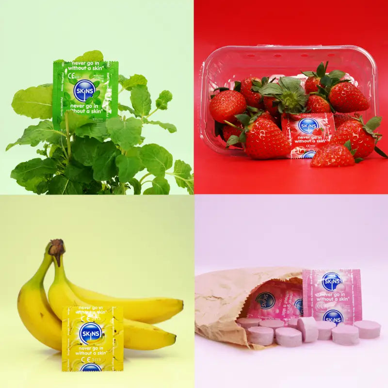 Skins Condoms Flavours Cube 16 Pack