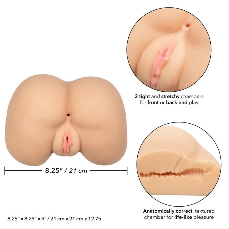 Unleash Pleasure with the Life Size Ass Flesh Pink Realistic Masturbator