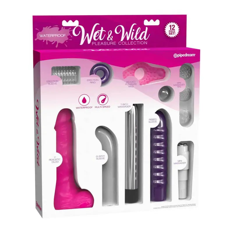 Wet and Wild 15 Piece Waterproof Kit for Ultimate Enjoyment