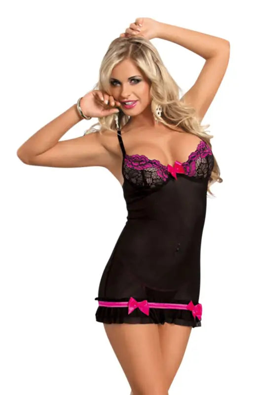 YesX YX673 Dress Rose Black Unleashing Confidence and Seduction