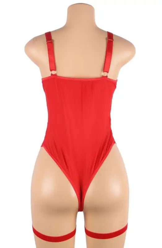 YesX YX858 Red Bodysuit for Elevated Intimate Moments