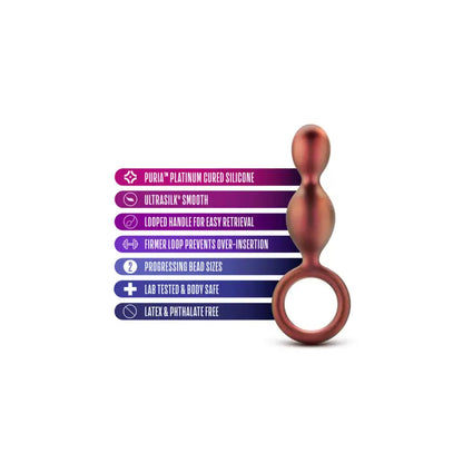 Anal Adventures Matrix Spiral Loop Butt Plug for Enhanced Sensations