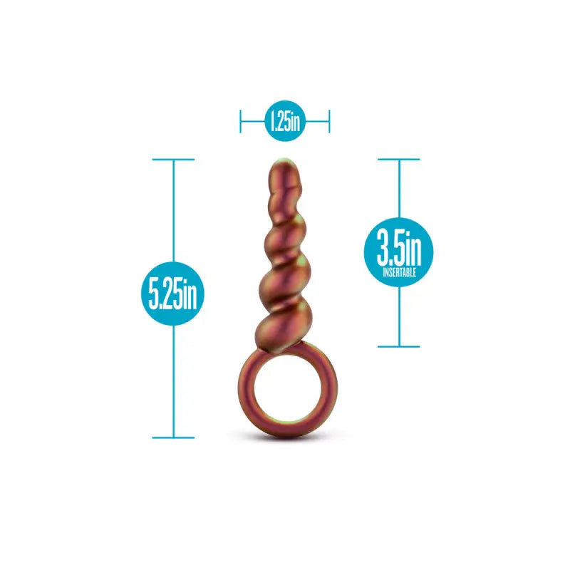 Anal Adventures Matrix Spiral Loop Butt Plug for Enhanced Sensations