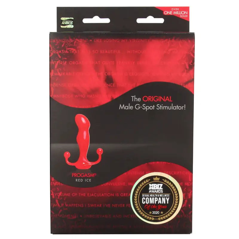 Aneros Progasm Red Ice Prostate Massager for Ultimate Satisfaction