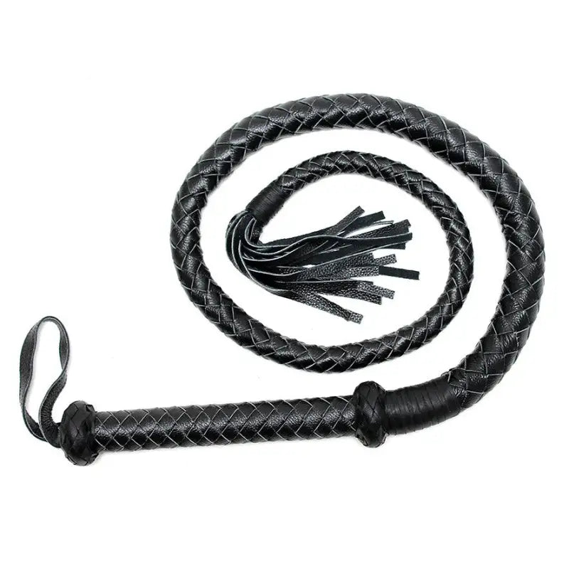 Arabian Whip Black for Bondage and Sensual Play
