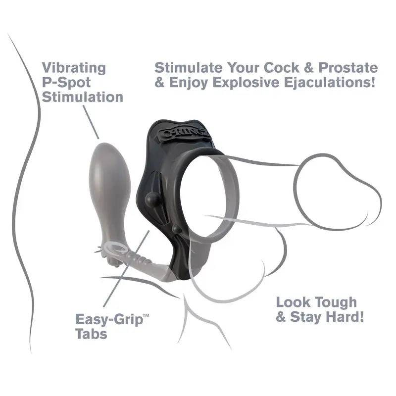 Assgasm Prostate Massager for Fantasy Cringz Rock Experiences
