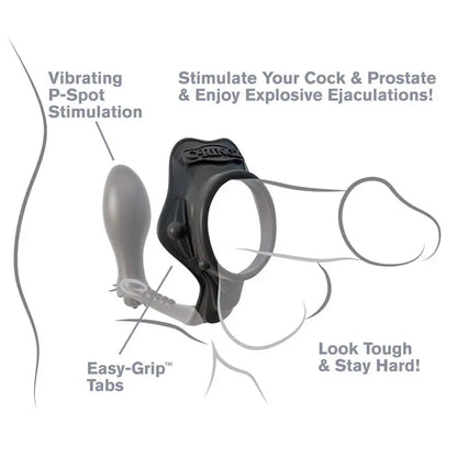 Assgasm Prostate Massager for Fantasy Cringz Rock Experiences