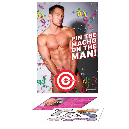 Bachelorette Party Favors Party Favors Pin The Macho On The Man