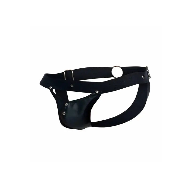 Basics Dngeon Peekaboo Jockstrap in Black for Enhanced Intimacy