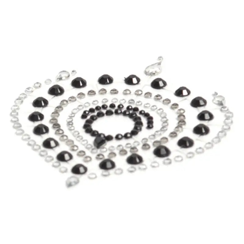 Bijoux Indiscrets Flamboyant Rhinestone Jewellery in Black and Silver